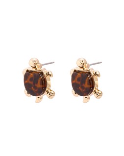 Tammy Tort Turtle Stud Earrings