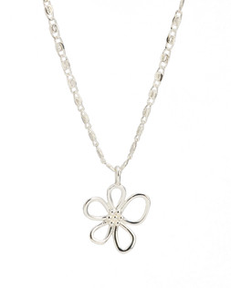 Alyssa Statement Flower Silver Plated Pendant Necklace £52 €68