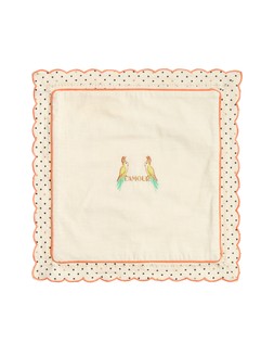 Amour Bird Polka Dot Frill Cushion Cover 45x45cm £29.50 €38.50