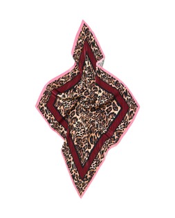 Animal Brown Square Pleat Square Scarf £22 €29