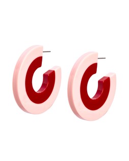 Aofie Resin Large Circular Hoop Earrings £19.50