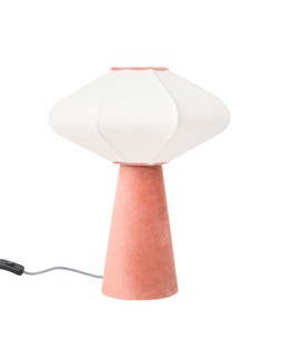 Bianca Terracotta Velvet Desk & Table Lamp £95