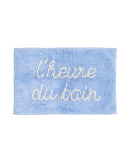 Blue & Cream L'Heure Du Bain Rectangle Bath Mat £25 €32.50