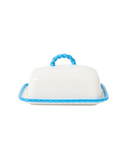 Blue Rope Rim Ceramic Butter Dish £19.50 €25.50