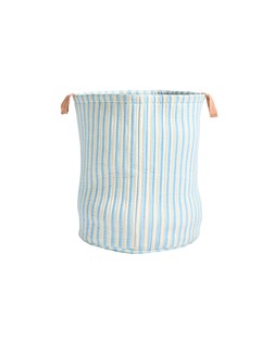 Blue Striped Fabric Storage Basket £32.50