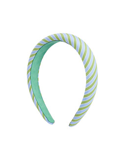 Brienna Blue Stripe Puffy Headband £19.50 €25.50