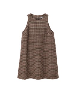 Brown Checked Mini Shift Dress £75 €98