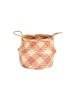 Brown Seagrass Dogtooth Storage Basket £18.50