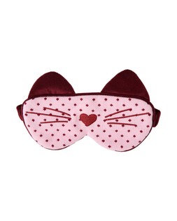 Burgundy & Pink Cat Eye Mask £18 €23.50