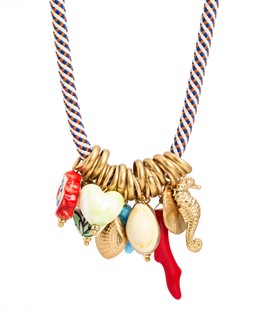 Cameron Sea Theme Multi Charm Rope Necklace £32 €42