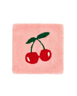 Cherries Pink Tufted Cushion Cover 45x45cm £32.50
