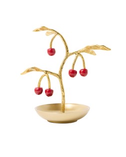 Cherry Tree Gold Jewellery Stand