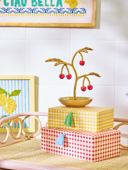 Cherry Tree Gold Jewellery Stand