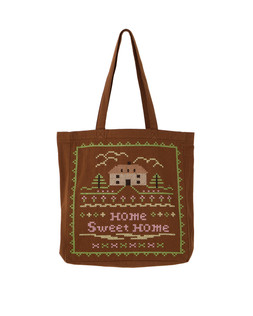 Chocolate Brown Home Sweet Home Tote Shopper Bag £35