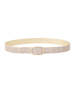 Cream & Brown Polka Dot Belt €45.5