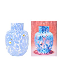 Daisy Blue Spot Vase £35