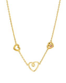 Davina Tourmaline Gold Plated Pendant Necklace £48