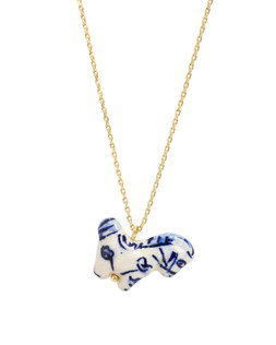 Dottie Patterned Donkey Pendant Necklace £26 €34