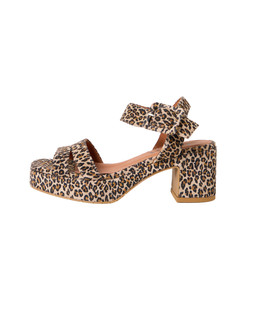 Esska Flora Leopard Platform Heels