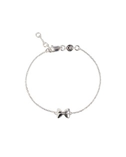 Farfalle Pasta Bow Charm Silver Chain Bracelet £32