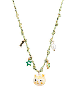 Fish, Heart & Star Candice Cat Chain Necklace