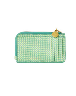 Floral Gingham Zipped Card Holder £24 €31.5