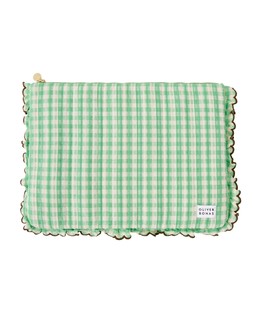 Green & Cream Gingham Laptop Case £32 €42