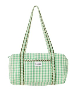 Green & Cream Gingham Quilted Bag £48 €63