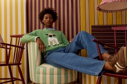 Green Daisy Sheep Crew Neck Knitted Jumper €89 (landscape)