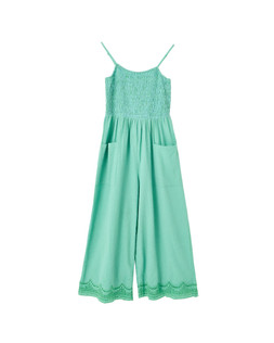Green Striped Strappy Cropped Jumpsuit £75 €98