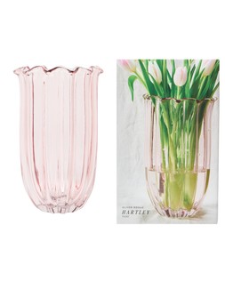 Hartley Pink Glass Vase £24.50 €32.50