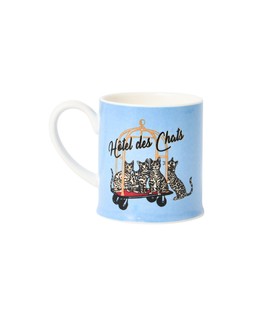Hotel des Chats Blue Ceramic Mug £12.50 €16.50