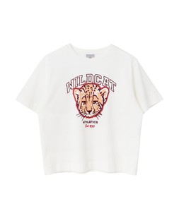 Ivory Wild Cat Graphic T-Shirt £38 €49.5
