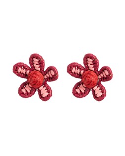 Jessie Woven Flower Stud Earrings £16.50 €21.50