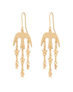 Kimi Brushed Metal Swallow Hook Earrings £19.50 €25.50