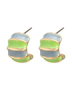 Kyra Enamel Inlay Stud Earrings £12.50 €16.50