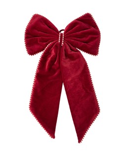 Large Burgundy Velvet Bow Christmas Decoration £18.50 €24.50