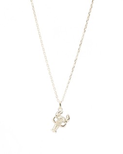 Larry Lobster Charm Silver Pendant Necklace £45