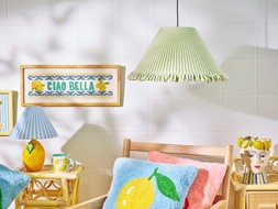 Lemon Tufted Cushion Cover 45x45cm