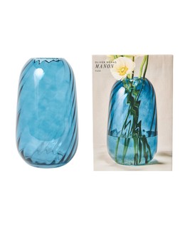 Manon Blue Glass Vase £29.50 €38.50