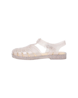 Melissa Possession Silver Jelly Fisherman Sandals