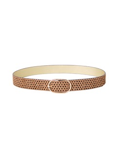 Mocha & Cream Polka Dot Belt €45.50
