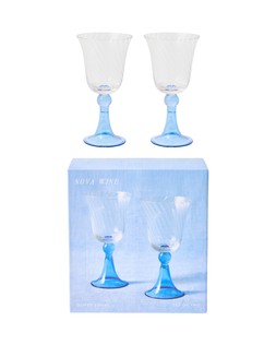 Nova Blue Wine Glasses Set of Two €29.5