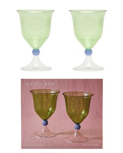 Olleta Swirl Wine Glasses Set of Two £28