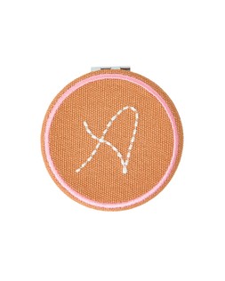 Orange Alphabet Initial Compact Mirror £8 €10.50