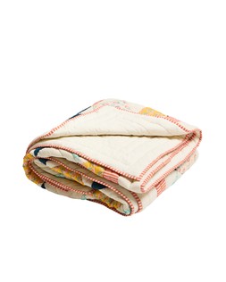 Patchwork Autumnal Multicoloured Cotton Quilt £165 €215