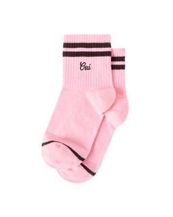 Pink & Brown Socks