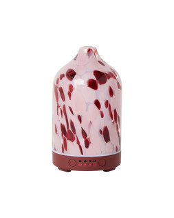 Pink & Burgundy Confetti Glass Electric Aroma Diffuser £49.50