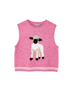 Pink Sheep Knitted Tank Top £60