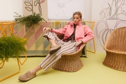 Pink Strawberry Embroidered Denim Jacket £85 (landscape)